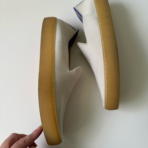 Rothy’s The Original Slip On Women's Sneaker Vanilla Bean~8 - Picture 4 of 8